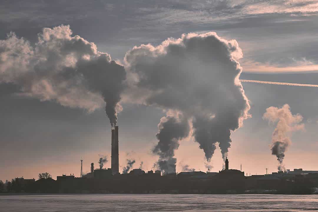 Illustration de la pollution environnementale