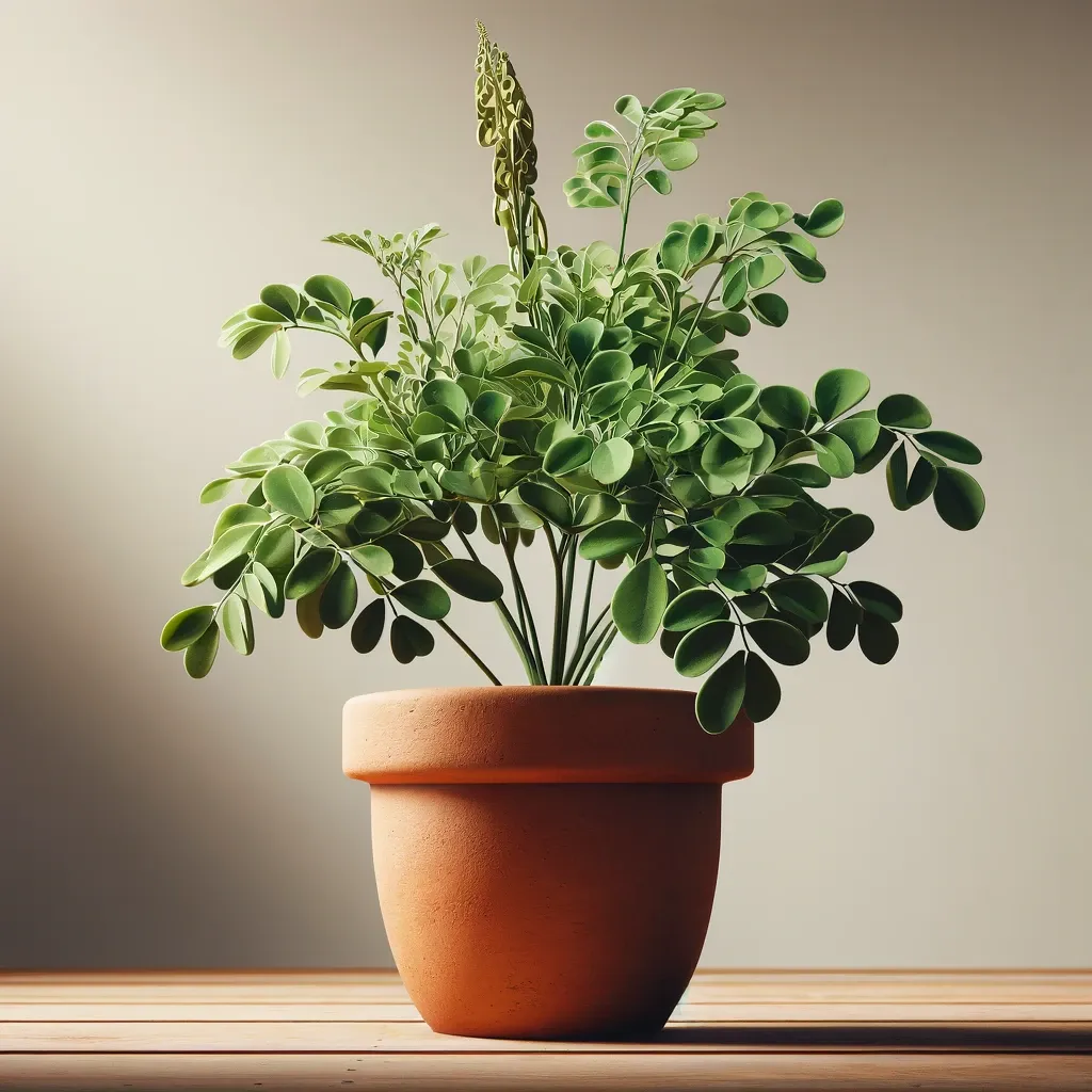 Feuilles de moringa fraîches