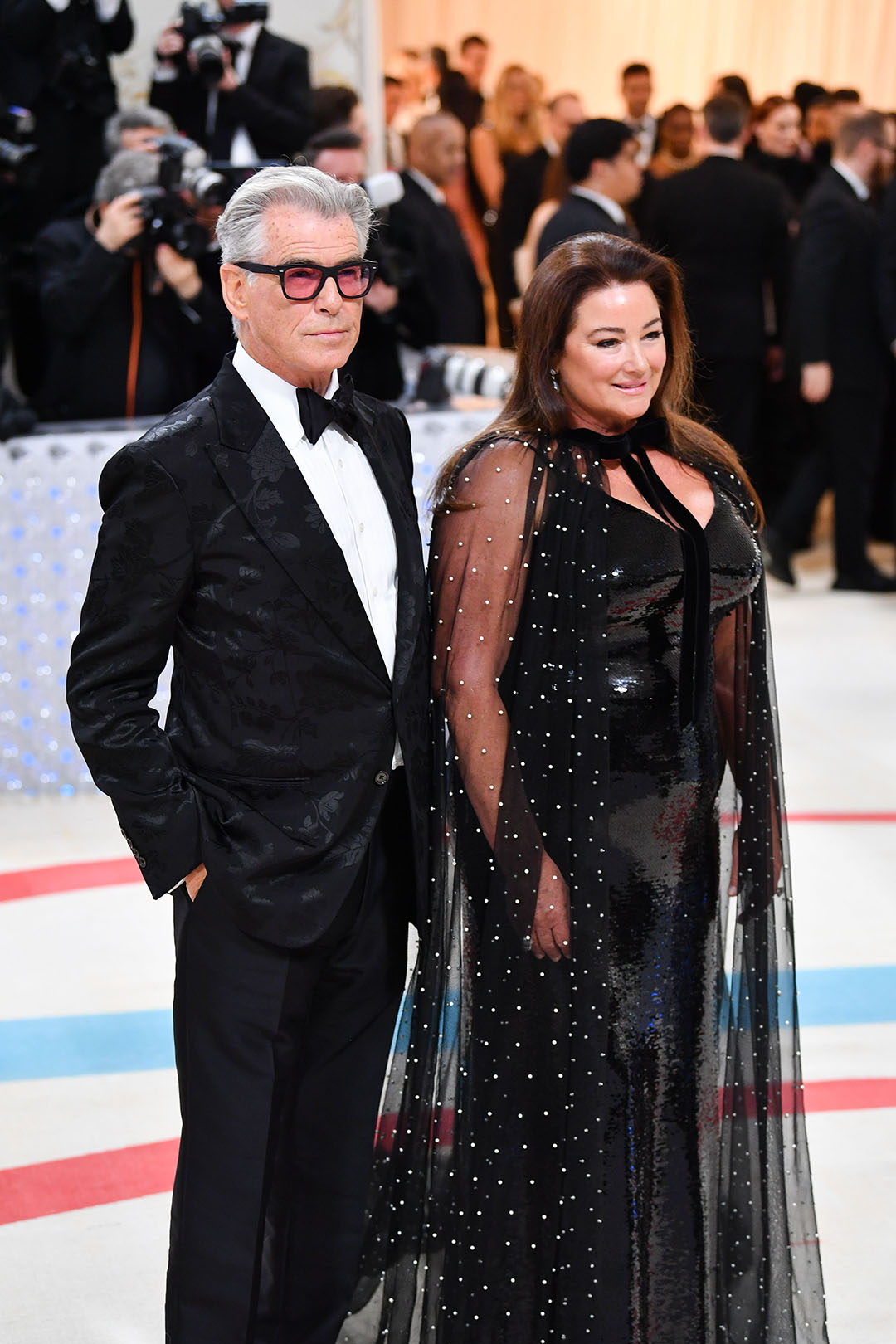 Pierce Brosnan et Keely Shaye Smith au Met Gala