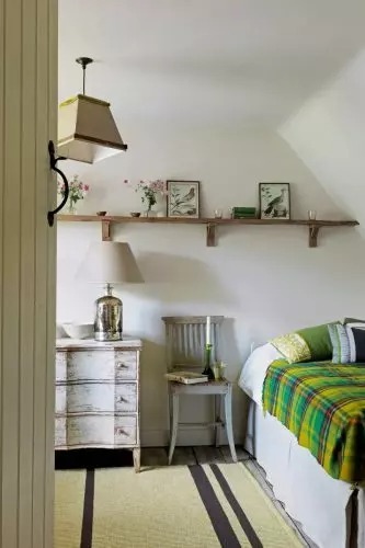 Salon chaleureux du cottage