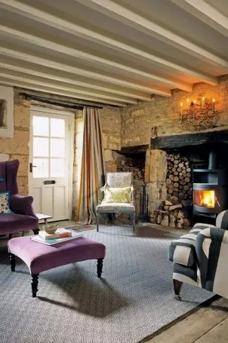 Jardin fleuri des Cotswolds