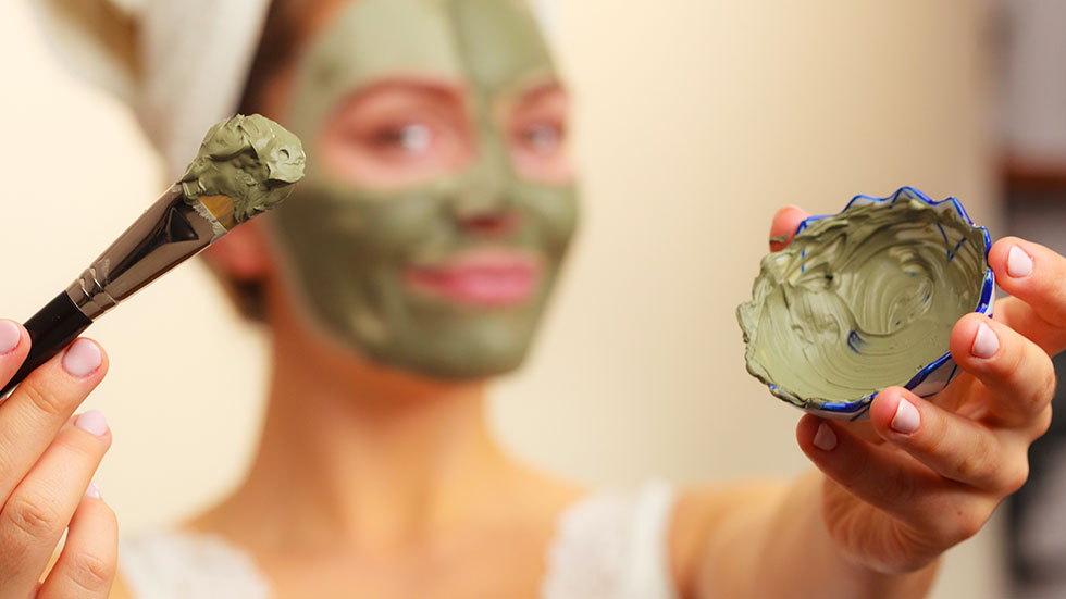 Masque à l'argile verte