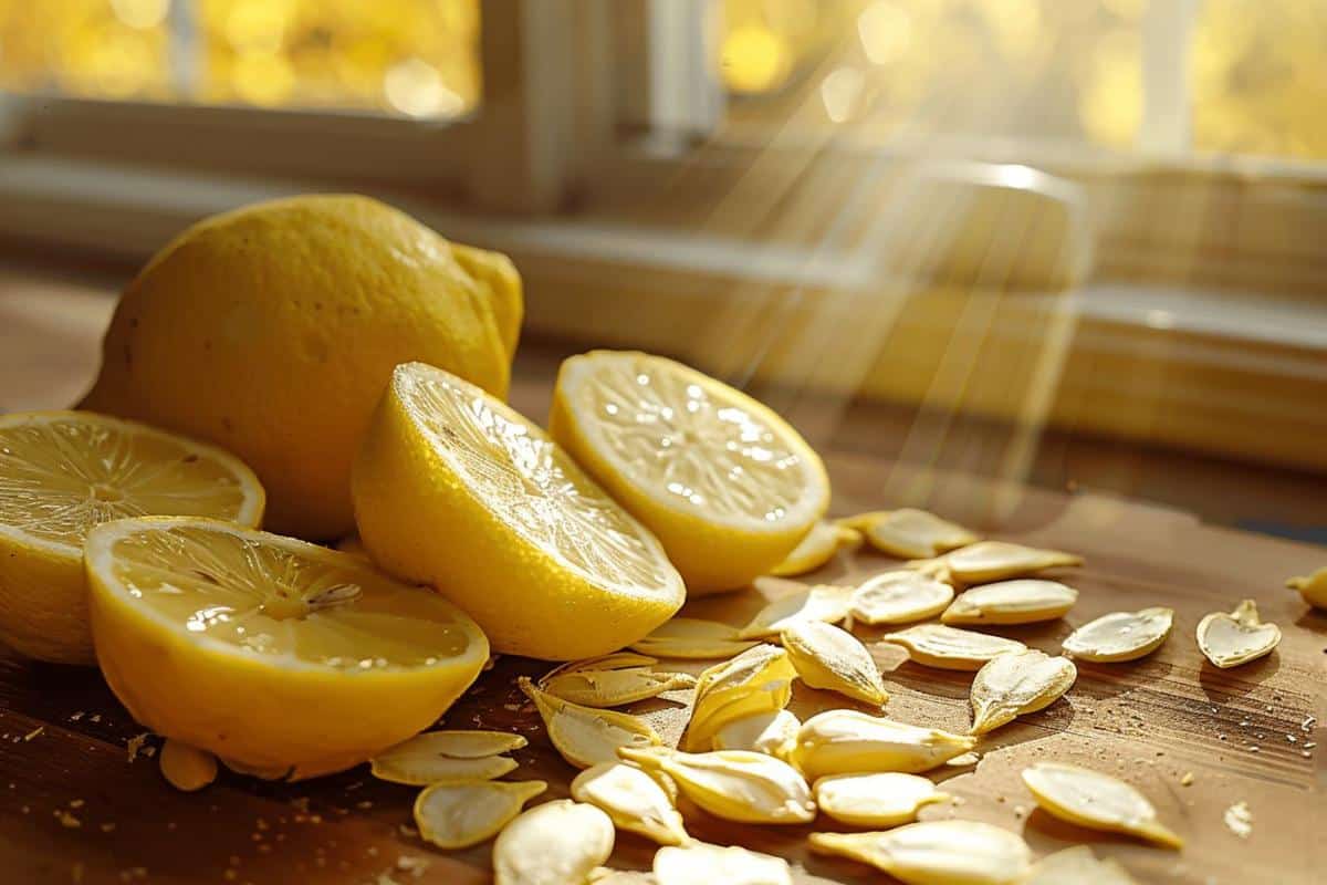 Pépins de citron pour parfum maison