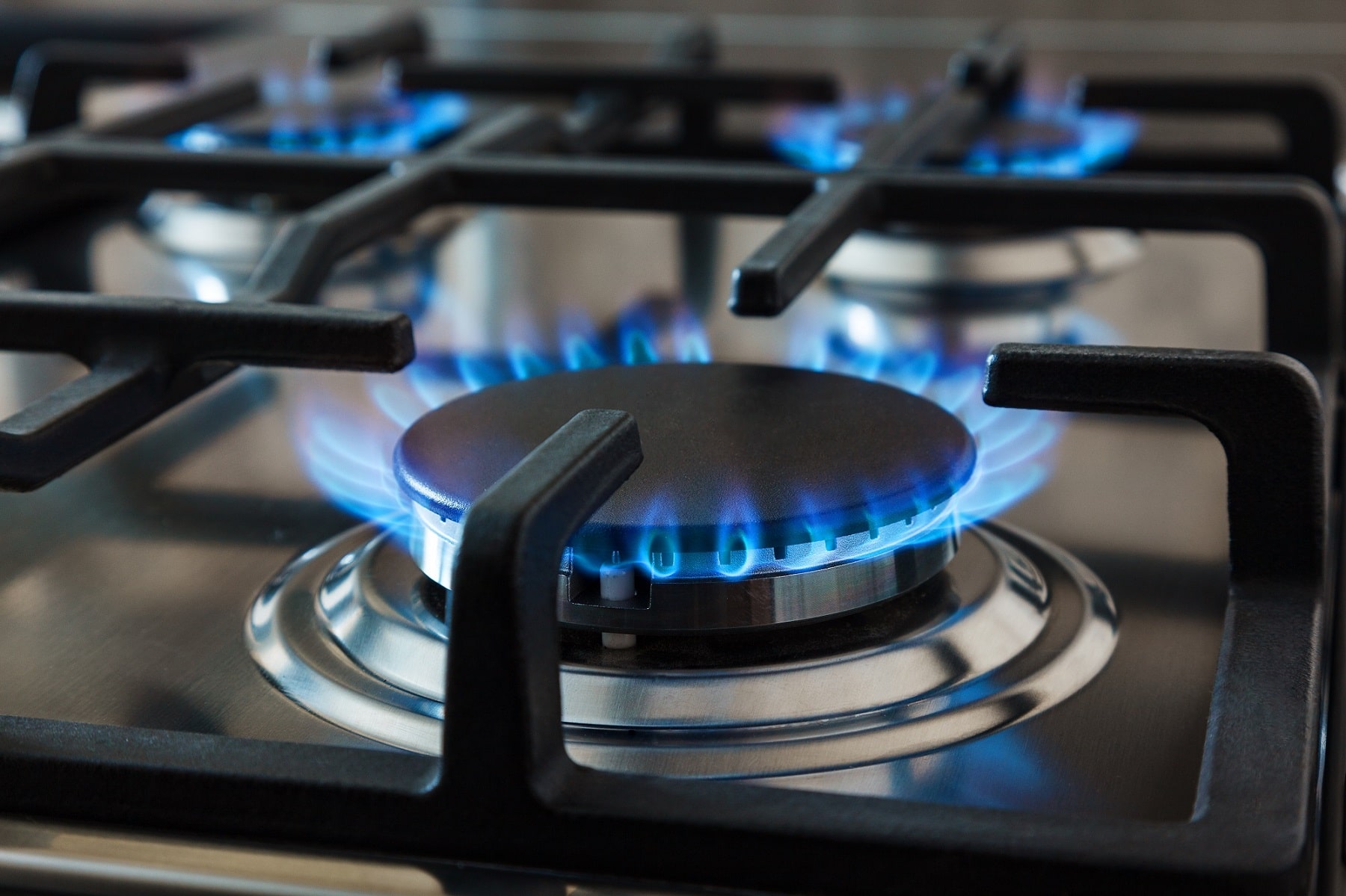 Cuisson sur plaque de gaz