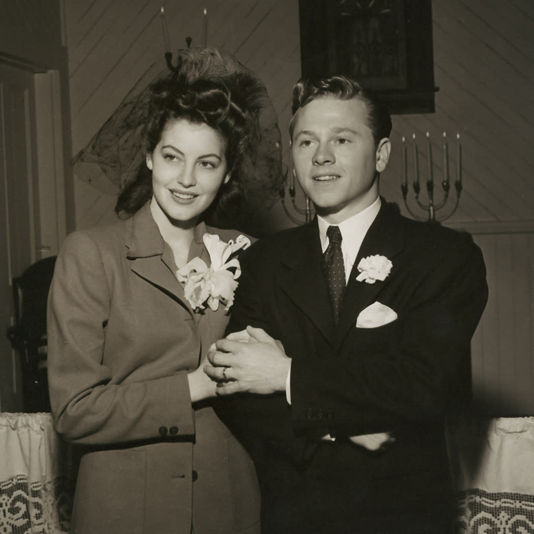 Mickey Rooney et Ava Gardner