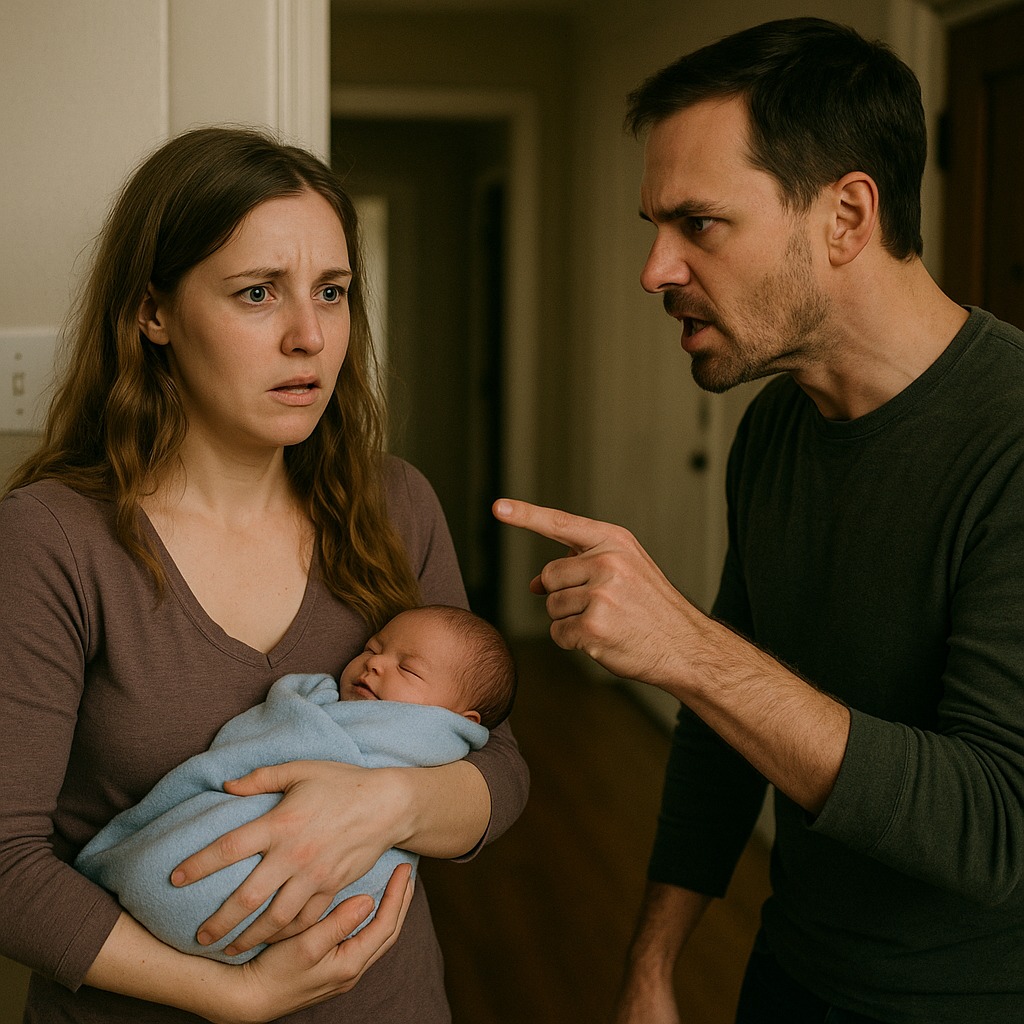 Homme jouant tendrement avec un bébé