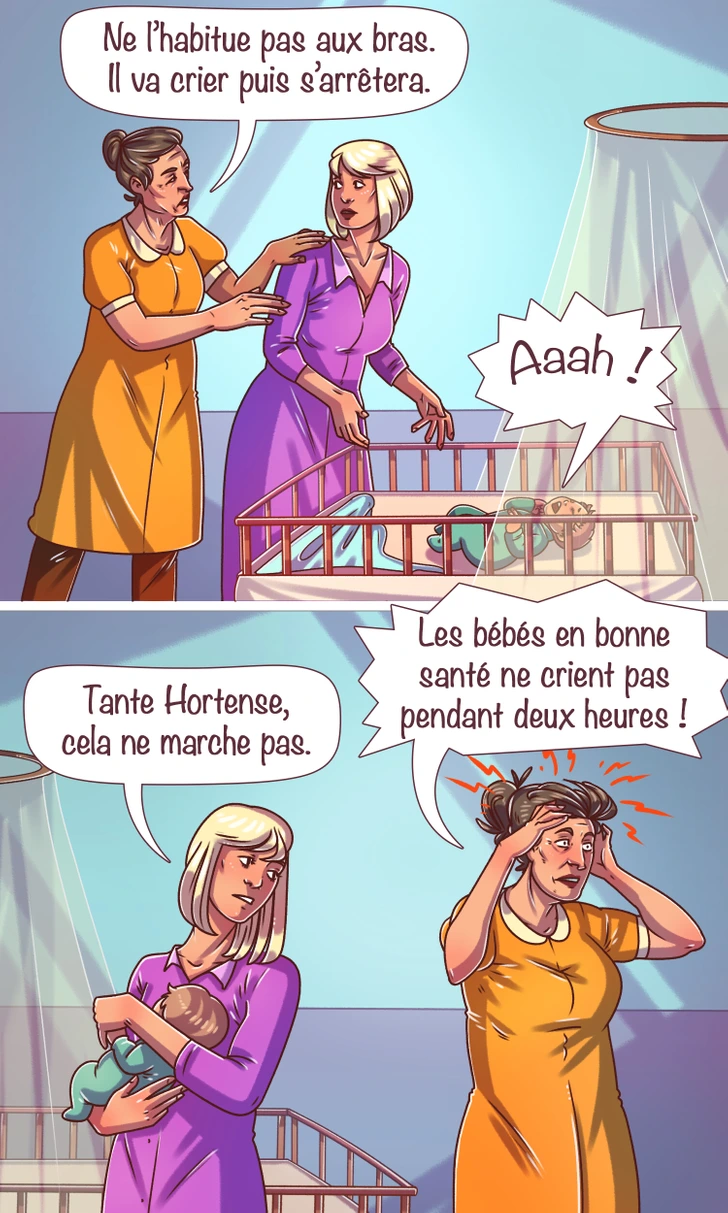 Mère câlinant son bébé