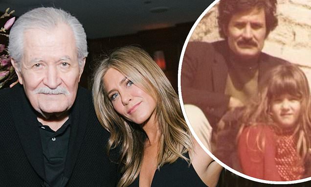 Jennifer Aniston et son père John Aniston