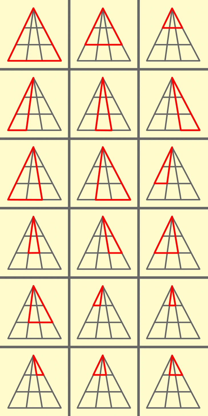 Solution de l'énigme des triangles