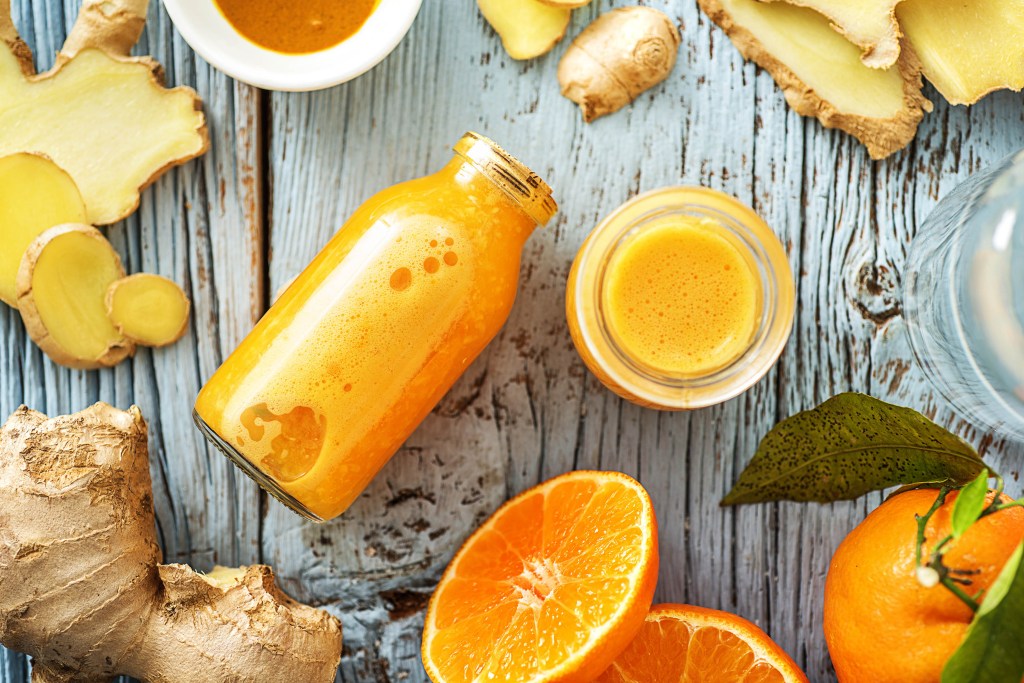 Boisson énergisante au gingembre