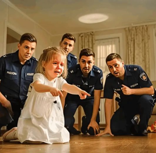 Enfant effrayée dans sa chambre