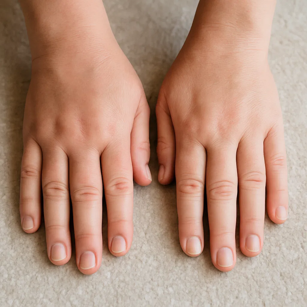 Femme enceinte avec les pieds gonflés