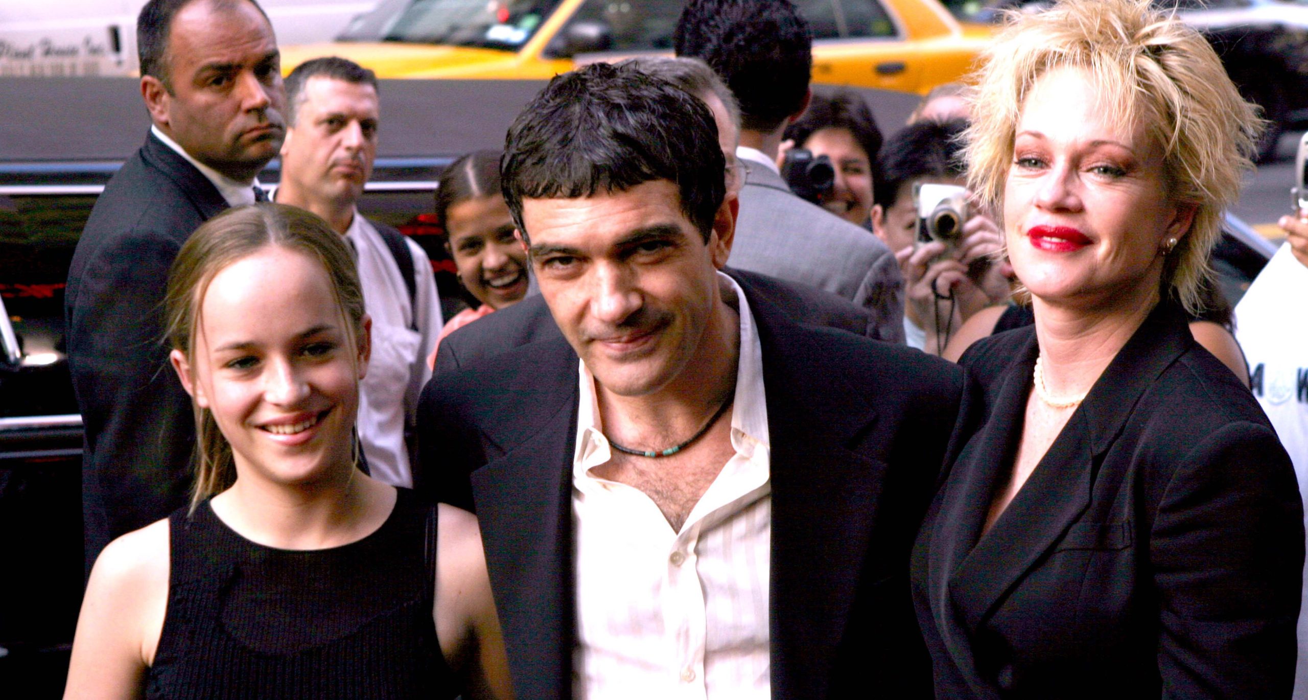 Melanie Griffith avec Antonio Banderas et Don Johnson