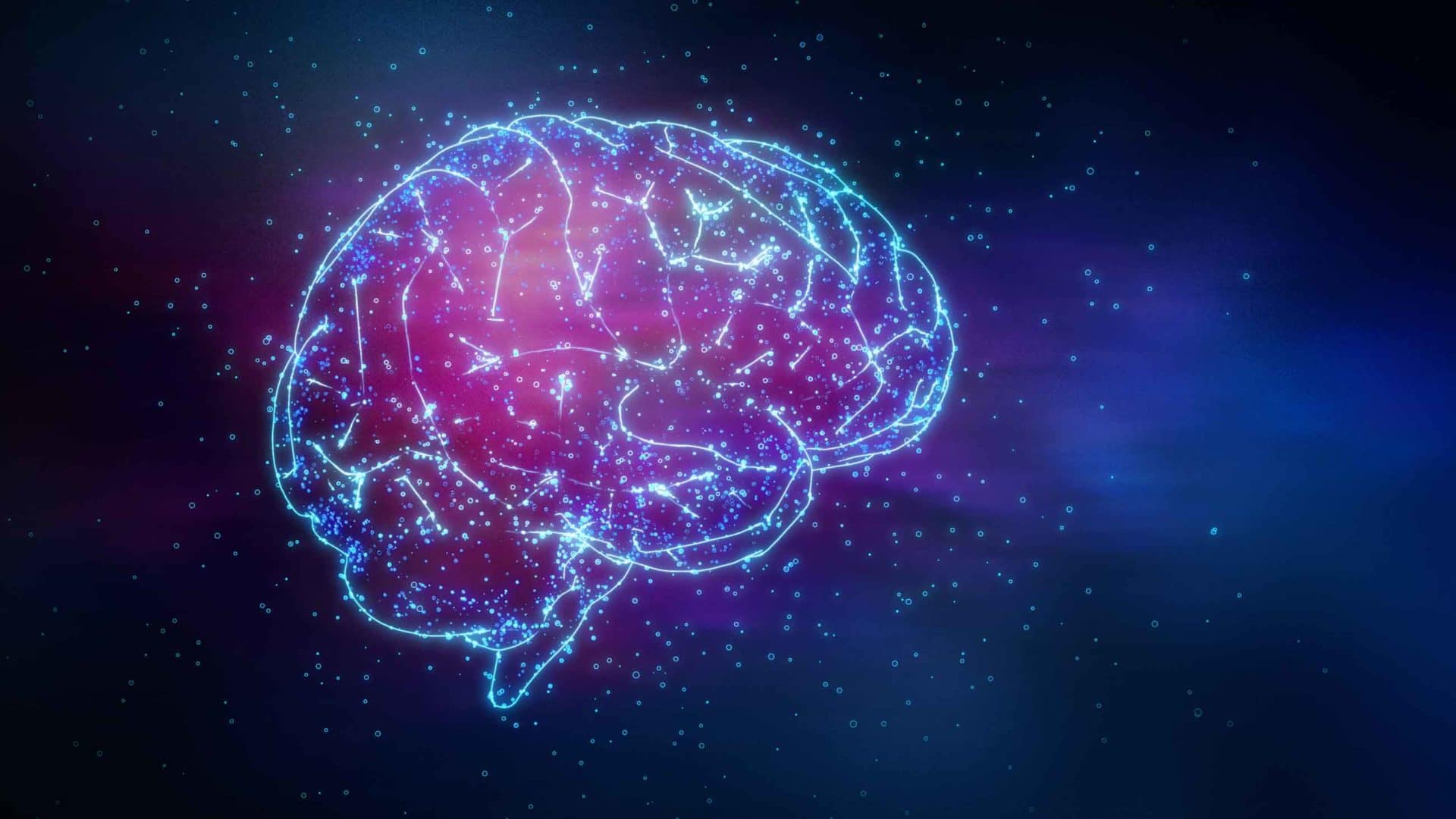 Représentation stylisée d'un cerveau en pleine réflexion
