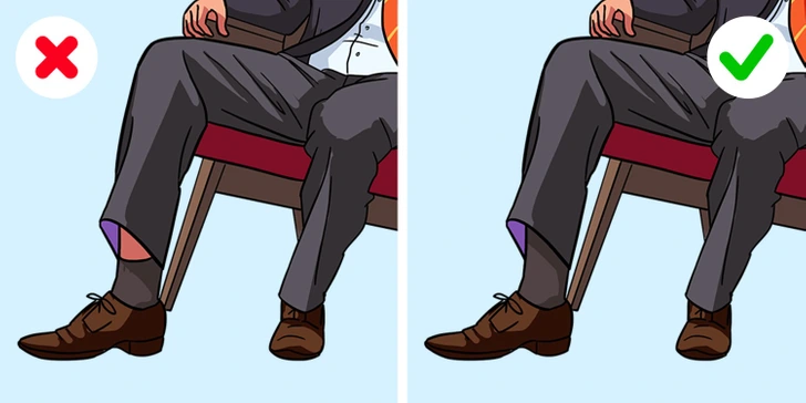 Chaussettes hautes élégantes