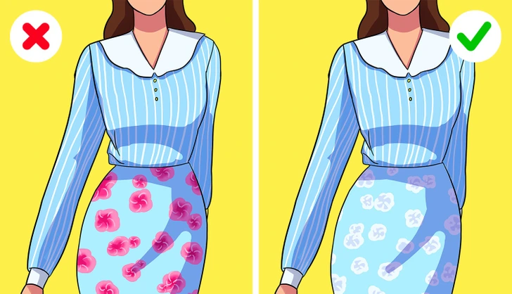 Tenue à motifs harmonieux