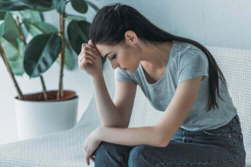 Femme traversant une période difficile