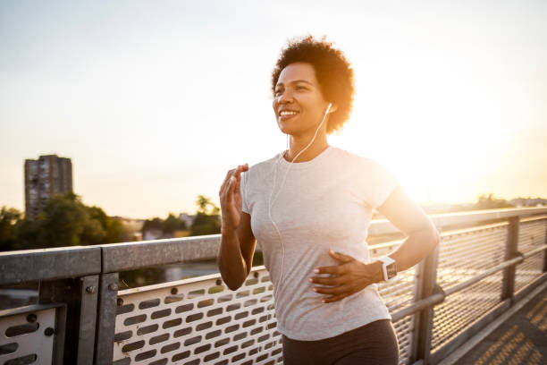 Femme heureuse et en forme