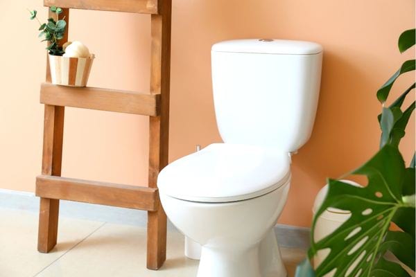 Toilettes propres et désinfectées
