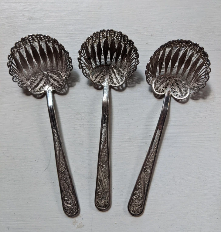 Cuillères victoriennes au design raffiné