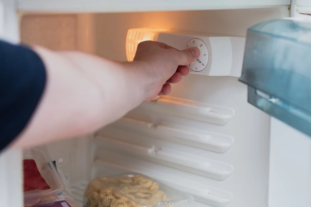 Réfrigérateur moderne avec compartiments
