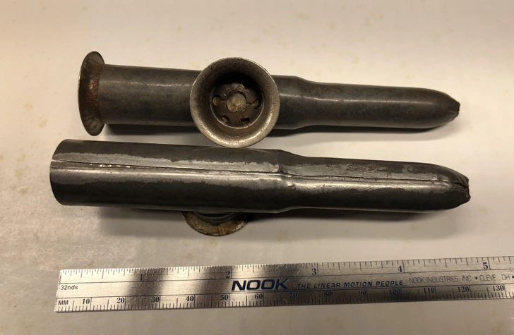 Kazoos vintage en métal