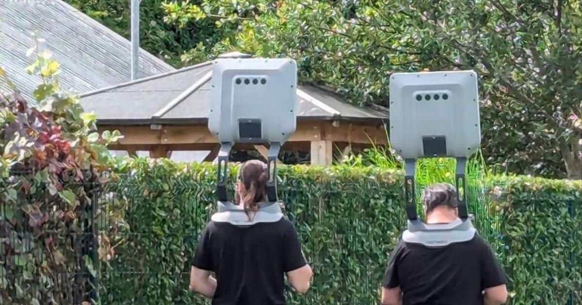 AdWalker en action avec un écran LED