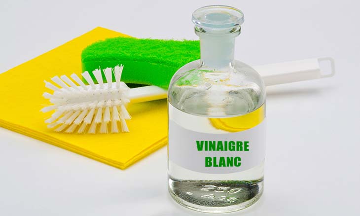 Flacon pulvérisateur et vinaigre blanc pour le ménage