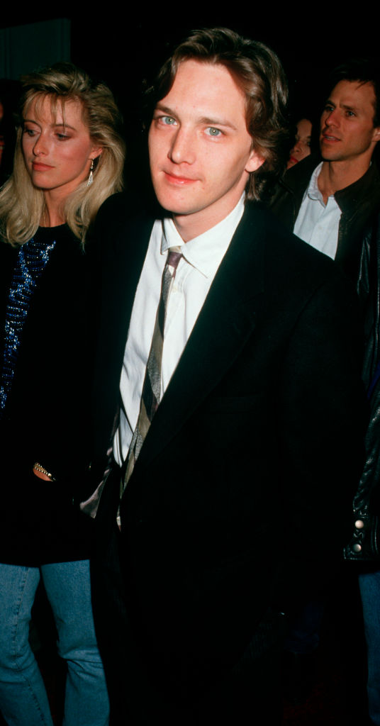 Andrew McCarthy en tournage dans les années 80