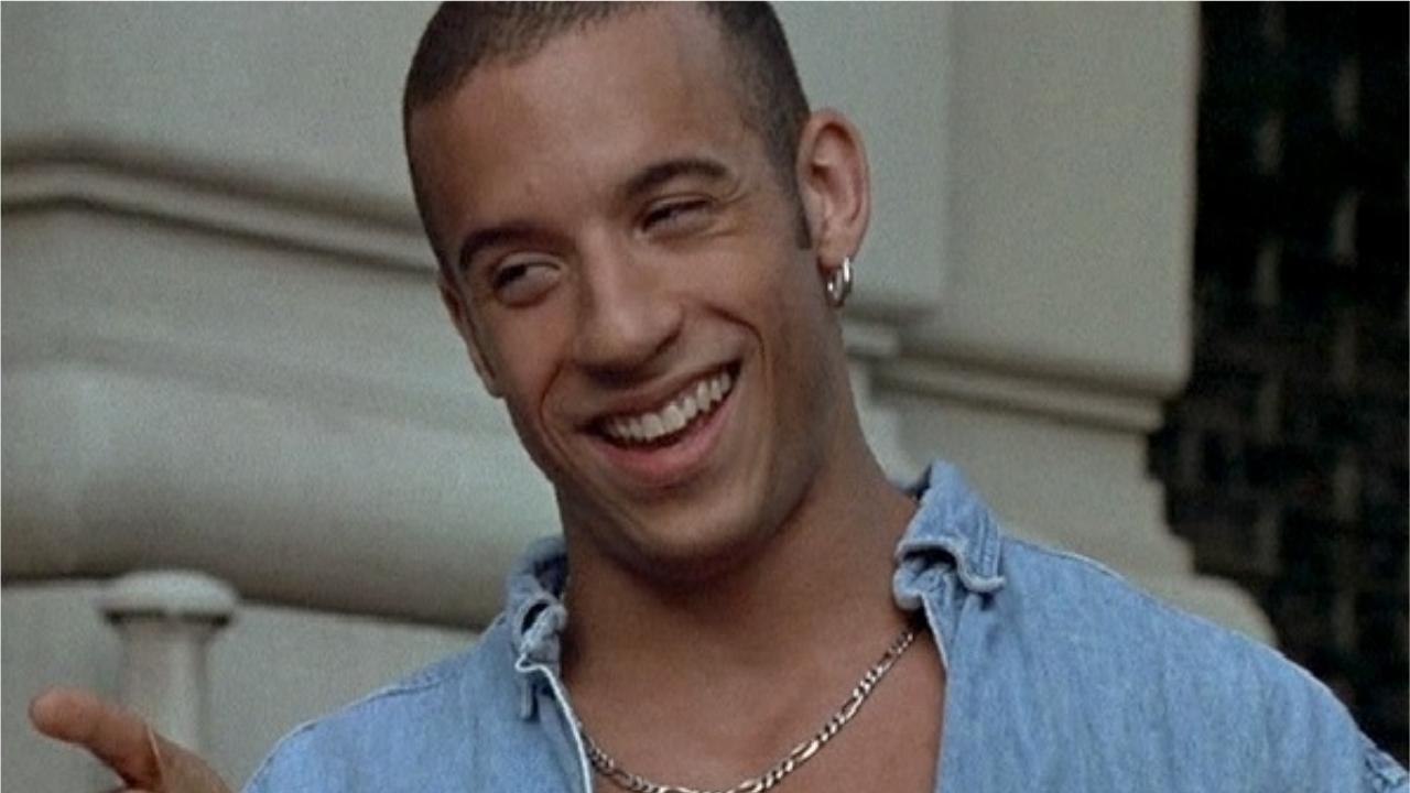 Jeune Vin Diesel au visage expressif